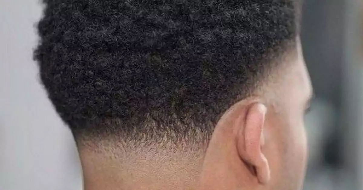 Afro taper fade