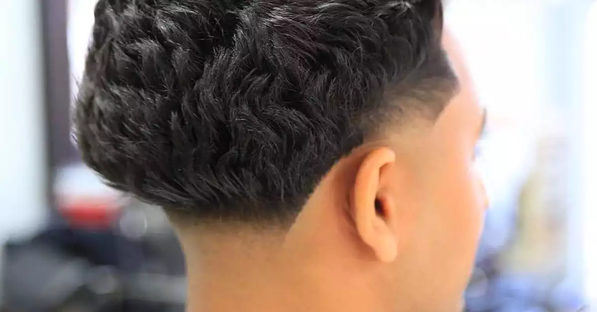 fade blowout haircut for men