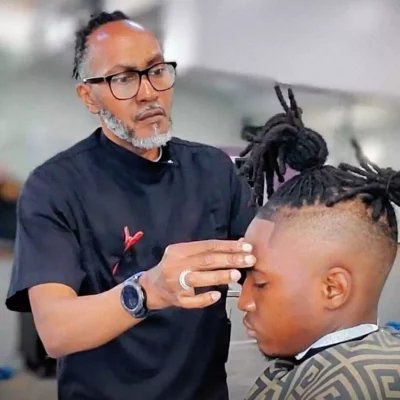 Roger wilson with boy